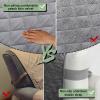 imageBedecor Waterproof Sofa Slipcovers for 3 Cushion Couch 66quot Seat Width Reversible Quilted Couch Cover Washable Furniture Protector with Durable Elastic Straps for Dogs Cat Pets GrayLight GrayChair Sofa24