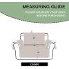 imageBedecor Waterproof Sofa Slipcovers for 3 Cushion Couch 66quot Seat Width Reversible Quilted Couch Cover Washable Furniture Protector with Durable Elastic Straps for Dogs Cat Pets GrayLight GrayChair Sofa24