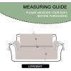 imageBedecor Waterproof Sofa Slipcovers for 3 Cushion Couch 66quot Seat Width Reversible Quilted Couch Cover Washable Furniture Protector with Durable Elastic Straps for Dogs Cat Pets GrayLight GrayLoveseat Sofa46