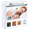 imageBedecor Zippered King Mattress Protector Cover for 14quot15quot Depth MattressFully Encased Liquid Proof Urine Pee Protection Breathable Smooth Incontinence Pet Baby Potty TrainingTwin