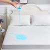 imageBedecor Mattress CoverTop Protection Accidents Protector Smooth Breathable FabricFitted Sheet Style18quot Deep PocketCal KingPolyester