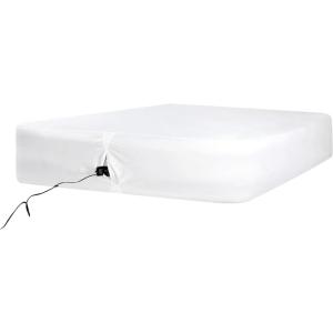 imageBedecor Air Mattress Fitted Sheets for Classic Air Bed Camper Blow up Mattress Guest Home Camping TravelInflate Without Disassembly Convenient ampamp Firm Deep up to 13quotCalifornia KingWhite