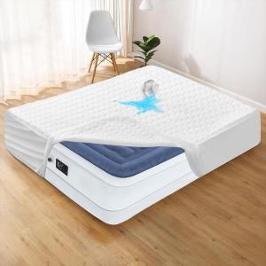 imageBedecor Cal King Mattress Pad Protector Waterproof Fitted Sheet for Incontinence Kids Potty Training Pet Pee Stain Proof Soft Breathable with 18 Inch Deep PocketTwin