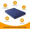 imageBedecor Full XL Reusable Mattress Bag Waterproof Heavy Duty with Handles and Zipper Closure Suitable for Mattresses up to 15quotKingCali King