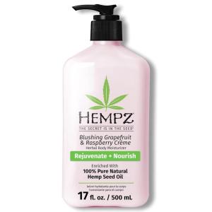 imageHEMPZ Body Lotion  Grapefruit ampamp Raspberry Crme Daily Moisturizing Cream Shea Butter Body Moisturizer  Skin Care Products Hemp Seed Oil  LargeCitrus and Raspberry