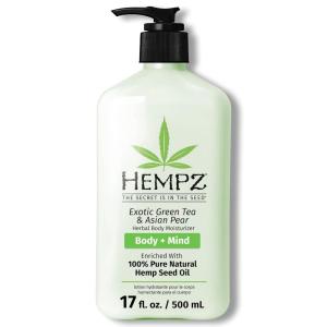 imageHEMPZ Body Lotion  Grapefruit ampamp Raspberry Crme Daily Moisturizing Cream Shea Butter Body Moisturizer  Skin Care Products Hemp Seed Oil  LargeExotic Green Tea  Pear