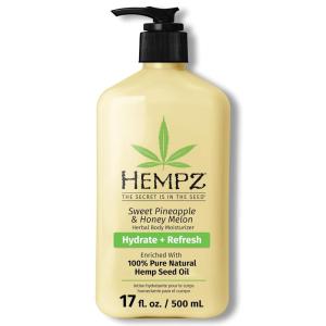imageHEMPZ Body Lotion  Grapefruit ampamp Raspberry Crme Daily Moisturizing Cream Shea Butter Body Moisturizer  Skin Care Products Hemp Seed Oil  LargeTropical Pineapple and Mango
