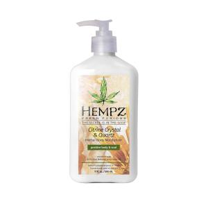 imageHempz Body Lotion  Citrine Crystal ampamp Quartz Daily Moisturizing Cream Shea Butter Hand and Body Moisturizer  Hemp Extract Lotion  Skin Care Products Pure Organic Hemp Seed Oil  17 Fl OzCitrine Crystal  Quartz