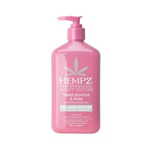 imageHempz Smoothing Herbal Koa ampamp Sweet Almond Body Moisturizer 17 Fl Oz Pack of 1 PinkJasmine  Rose