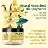 imageHEMPZ Age Defying Sugar Body Scrub  Vanilla ampamp Musk  All Natural Anti Aging Exfoliating Shea Butter Sugar and Salt  For Women Men and Teens  73 fl ozVanilla  Musk