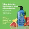 imageHempz Biotin Conditioner  Triple Moisture Fresh Citrus  Peach ampamp Grapefruit  For Growth ampamp Strengthening of Dry Damaged and Color Treated Hair Hydrating Softening Moisturizing  17 Fl OZPeach Grapefruit 17 Oz
