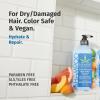 imageHempz Biotin Hair Shampoo  Triple Moisture Fresh Citrus  Peach ampamp Grapefruit  For Growth ampamp Strengthening of Dry Damaged and Color Treated Hair Hydrating Softening Moisturizing 338 Fl OZPeach  Grapefruit
