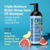 imageHempz Biotin Hair Shampoo  Triple Moisture Fresh Citrus  Peach ampamp Grapefruit  For Growth ampamp Strengthening of Dry Damaged and Color Treated Hair Hydrating Softening Moisturizing 338 Fl OZPeach  Grapefruit