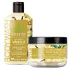 imageHempz Age Defying Vanilla ampamp Musk Sugar Body Scrub 73 Oz ampamp Body Wash 17 Oz  Natural AntiAging Exfoliating Shea Butter Sugar ampamp Salt Scrub Plus Exfoliating Body Wash  For Women Men ampamp Teens