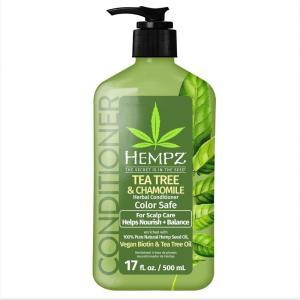 imageHempz Biotin Conditioner  Triple Moisture Fresh Citrus  Peach ampamp Grapefruit  For Growth ampamp Strengthening of Dry Damaged and Color Treated Hair Hydrating Softening Moisturizing  17 Fl OZTea  Chamomile 17 Oz