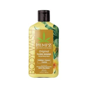 imageHempz Body Wash  Fragrance Free  Hydrating for Sensitive Skin Scented Exfoliating with Shea Butter Pure Hemp Seed Oil and Algae for Sensitive Skin  17 fl ozFloral  Banana