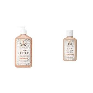 imageHempz Glow Getter Body Lotion Hydrating Moisturizer with Shimmer 17 oz  Mini Glow Getter Herbal Body Moisturizer 225 oz
