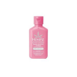 imageHempz Mini CollagenInfused Jasmine ampamp Rose Body Moisturizer 1 oz  ParabenFree Vegan CrueltyFreewhite