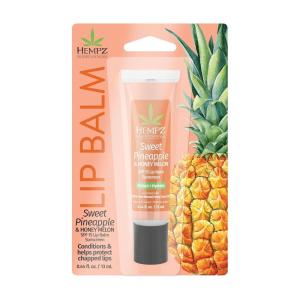 imageHempz SPF 15 Lip Balm Triple Moisture Ultra Hydrating Lip Care for Men or Women 44 ozSweet Pineapple Honeymelon Scent
