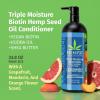 imageHempz Biotin Conditioner  Triple Moisture Fresh Citrus  Peach ampamp Grapefruit  For Growth ampamp Strengthening of Dry Damaged and Color Treated Hair Hydrating Softening Moisturizing  338 Fl OZPeach Grapefruit 338 Oz