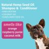 imageHempz Petz Dog Shampoo ampamp Conditioner Creamy Citrus Orange ampamp Red Raspberry 2 in 1 Herbal Shampoo ampamp Conditioner 17 oz