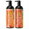 imageHEMPZ Hair Shampoo ampamp Conditioner Set  Grapefruit ampamp Peach Scent for Dry Damaged and Color Treated Hair Hydrating Softening Moisturizing with Biotin Duo Set 338 fl ozPineapple Melon