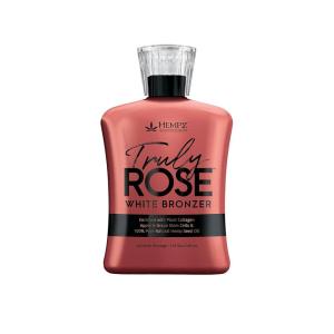 imageHEMPZ Truly Rose White Bronzer  Herbal Moisturizing Self Tanning Lotion for Tanning Beds Beach Sun 135 Fl OZ