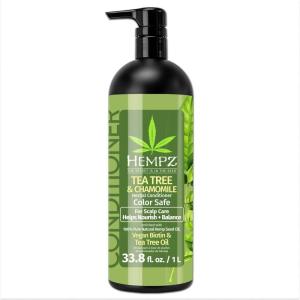 imageHempz Biotin Conditioner  Triple Moisture Fresh Citrus  Peach ampamp Grapefruit  For Growth ampamp Strengthening of Dry Damaged and Color Treated Hair Hydrating Softening Moisturizing  338 Fl OZChamomile  Tea 338 Oz