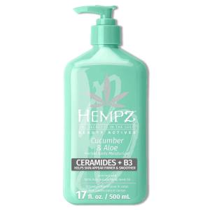 imageHempz Body Lotion  Cucumber ampamp Aloe Herbal Limited Edition Daily Moisturizing Cream Shea Butter Aloe Cucumber Extract Body Moisturizer  Skin Care Products Hemp Seed Oil  17 Fl Oz