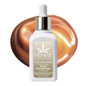 imageHempz Instant Bronzing Drops Face and Body Bronzer Drops of Sunshine 2 oz