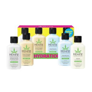 imageHempz Mini Hydration Lotion Kit 4Pack Body Moisturizer Travel Essentials 225 oz