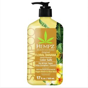 imageHempz Triple Moisture Herbal Hair Shampoo  Moisturizing Gentle Shampoo to Nourish and Hydrate Hair  17 Fl OZBanana  Floral