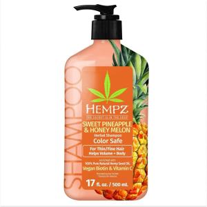 imageHempz Triple Moisture Herbal Hair Shampoo  Moisturizing Gentle Shampoo to Nourish and Hydrate Hair  17 Fl OZPineapple  Melon