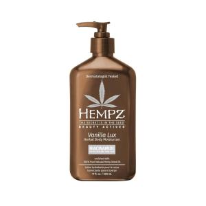 imageHEMPZ Vanilla Lux Herbal Body Moisturizer 17 oz NEW LOOK