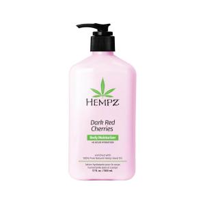 imageHempz Dark Red Cherries Lotion Ultra Hydrating Moisturizer for Body Hands and Feet 17 oz