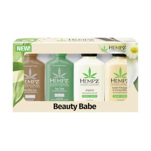 imageHempz Healthy Hydration Triple Moisture Age Defying ampamp Original 225 Oz 3Pack Body Moisturizing Lotion Gift Set  Mini Scented Travel Cream Skin Care for Women ampamp Men Made with Shea ButterBeauty Babe