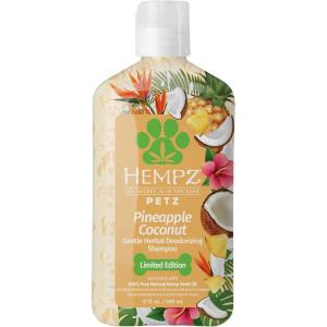 imageHempz New Pet Shampoo Deodorizing wash for Smelly Dogs or Cats Tropical Coconut Scent Dog ampamp Cat Shampoo 17 oz