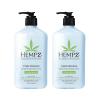 imageHempz Triple Moisture Herbal Whipped Body Crme Lotion Moisturizer 17 Fl Oz Pack of 2