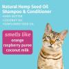 imageHempz Petz Cat Shampoo ampamp Conditioner Creamy Orange ampamp Red Raspberry 2 in 1 Shampoo ampamp Conditioner 17 oz