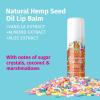 imageHEMPZ Natural Lip Balm  Buttercream Cake  Hemp Seed Oil Shea Butter Coconut ampamp Avocado Oil with Vanilla Sugarcane Sweet Almond Moisturizing Lip Care Hydrating Lip Repair Balm  05 oz Stick