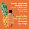 imageHempz NEW Mini Body Wash Sweet Pineapple ampamp Honey Melon Travel Size Shower Gel 225 ozSweet Pineapple Honeymelon Scent