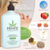 imageHempz Natural Triple Moisture Herbal Whipped Body Cream with 100 Pure Hemp Seed Oil for 24Hour Hydration Moisturizing Vegan Skin Lotion with Yangu Oil Peach and Grapefruit 17 Fl Oz Pack of 2Grapefruit