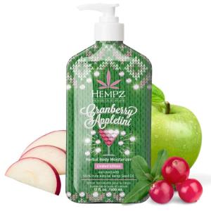 imageHempz Cranberry Appletini Herbal Body Moisturizer 17 ounces Limited Edition Holiday Body Lotion for Women or Men with Dry or Sensitive Skin  Hydrating Face Moisturizer for Daily Radiance