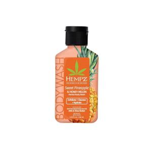 imageHempz NEW Mini Body Wash Sweet Pineapple ampamp Honey Melon Travel Size Shower Gel 225 ozSweet Pineapple  Honey Melon