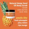 imageHempz NEW Mini Sugar Body Scrub Original Scent Travel Size 2 ozSweet Pineapple  Honey Melon