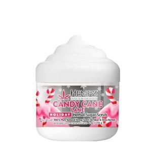 imageHempz Limited Edition Candy Cane Lane Exfoliating Body Scrub 4 Oz  Yummy Holiday Scented Sugar Body Scrub for Shower ampamp Bath Cozy Candy Cane Scented Sugar Scrub Exfoliant for Women ampamp MenBody Scrub