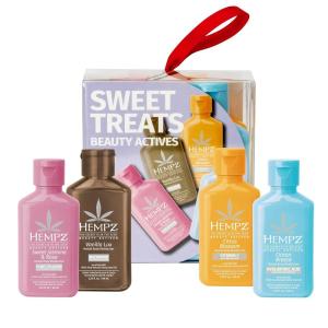 imageHempz Mini Sweet Treats  Beauty Actives Lotion Gift Set for Men and Women Body Moisturizer Travel EssentialsBeauty Actives