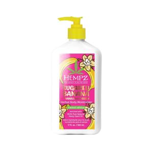 imageHempz Sugared Banana ampamp Vanilla Blossom Body ampamp Hand Lotion Ultra Hydrating Moisturizer for Men and Women 17 oz