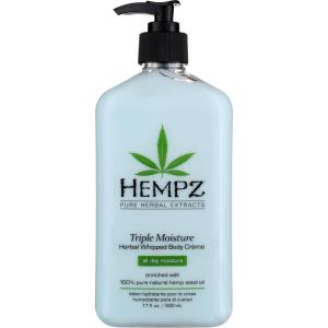imageHempz Body Moisturizer Triple Moisture 17 Ounce Pump 500ml Pack of 6