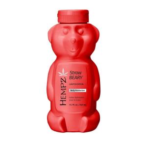 imageHempz Limited Edition Strawbeary Body Moisturizer Hydrating and Nourishing Lotion Cute Fall Bear Giftable for Women and Teens 117 oz
